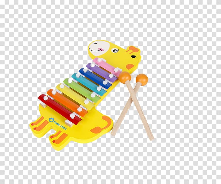 Xylophone Toy Percussion Musical instrument Drum, Giraffe xylophone transparent background PNG clipart