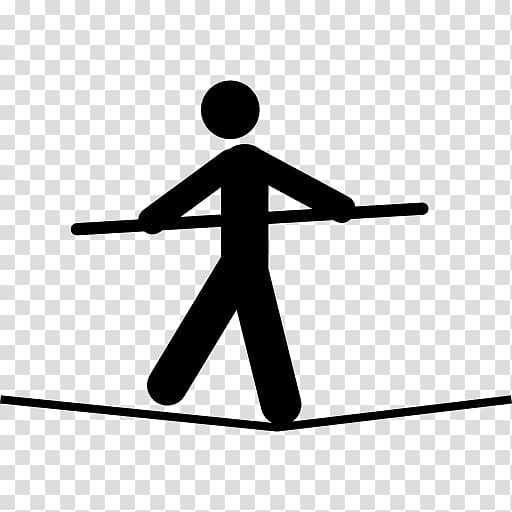Tightrope walking Computer Icons YouTube, tightropewalker transparent background PNG clipart