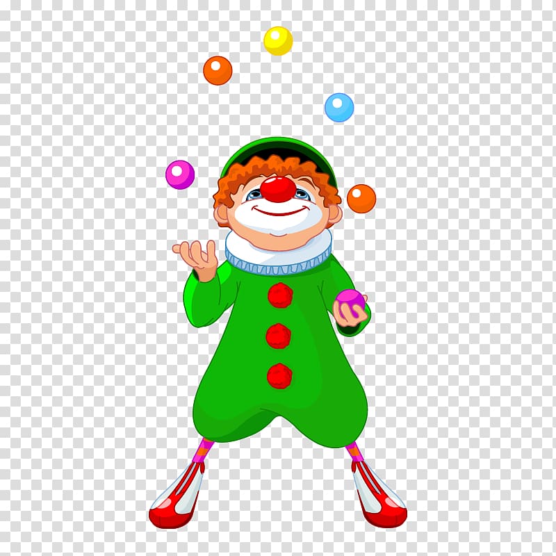 Clown Illustration Circus Juggling , clown transparent background PNG clipart