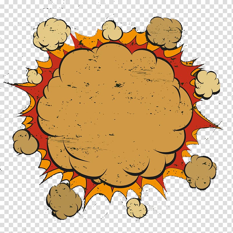 Cartoon Explosion Drawing , Cartoon cloud explosion transparent background PNG clipart