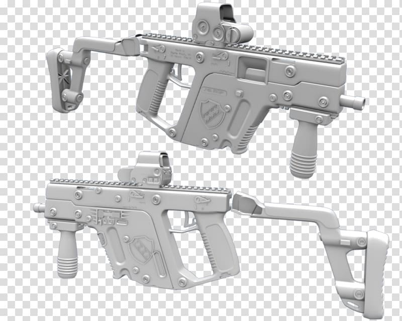 Assault rifle KRISS Firearm Weapon Gun, assault rifle transparent background PNG clipart