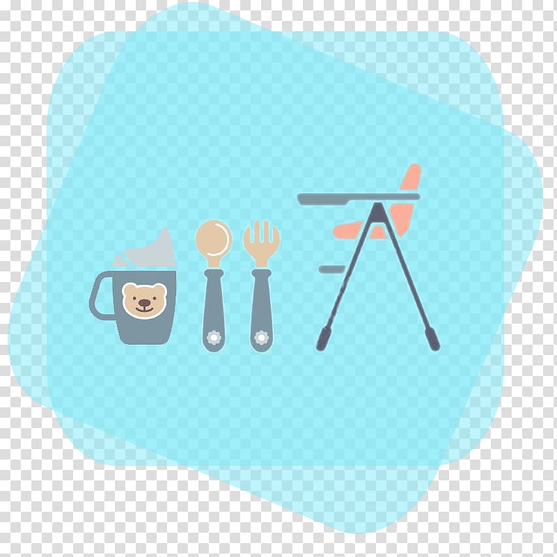 Tableware Spoon, the correct posture of baby feeding transparent background PNG clipart