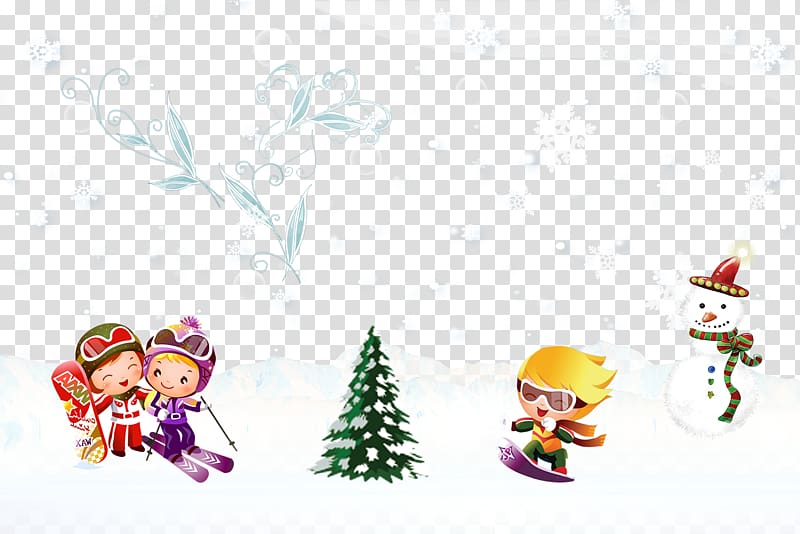 Skiing Winter Snow, Snow skiing transparent background PNG clipart