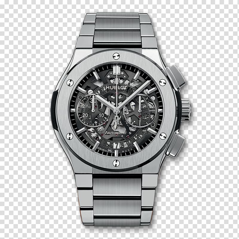 Hublot Classic Fusion Watch strap Chronograph, watch transparent background PNG clipart