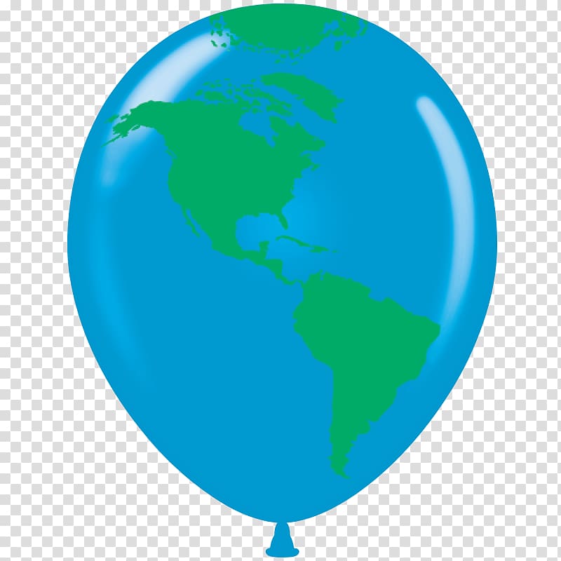 Globe Balloon Earth World Latex, globe transparent background PNG clipart