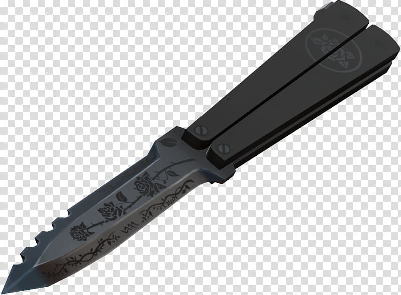 Butterfly knife Gerber Gear Weapon Team Fortress 2, knife transparent background PNG clipart