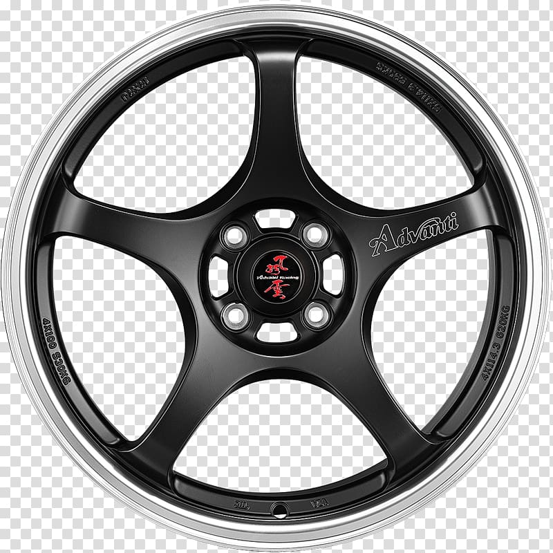 Car Alloy wheel WORK Wheels ADVAN, car transparent background PNG clipart