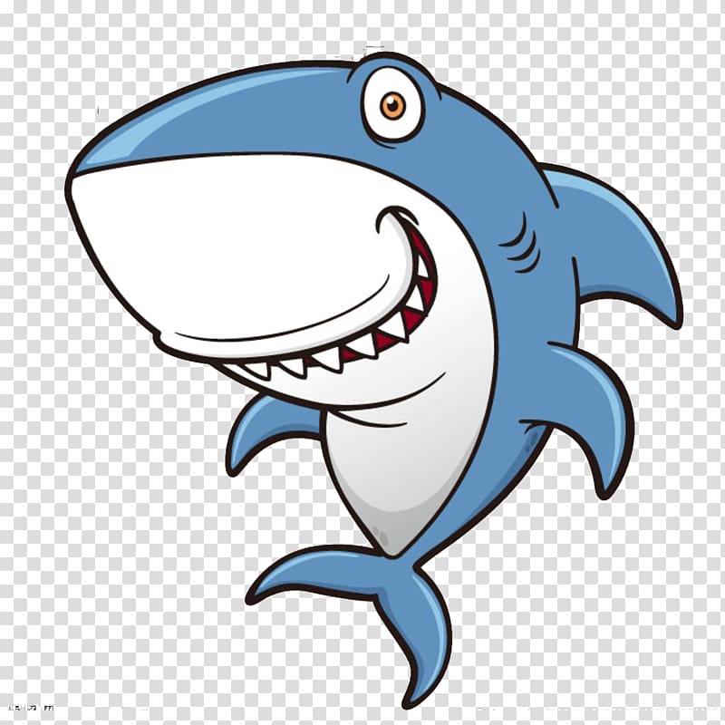 Great white shark Illustration, shark transparent background PNG clipart