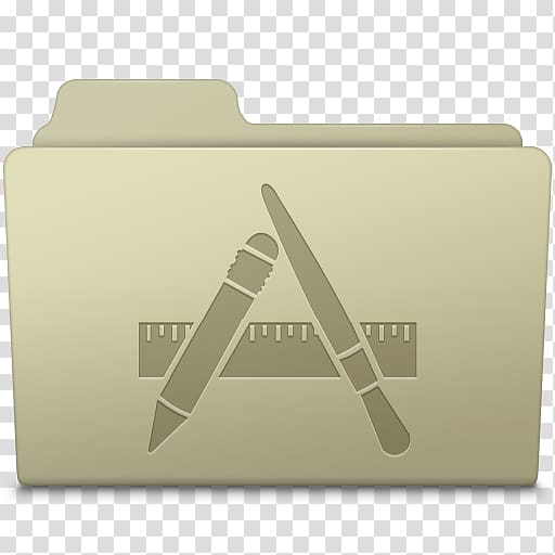 files folder icon, angle brand font, Applications Folder Ash transparent background PNG clipart