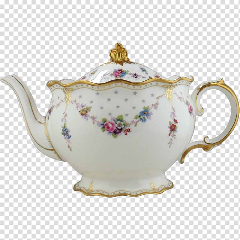 Teapot Royal Crown Derby White tea, tea transparent background PNG clipart