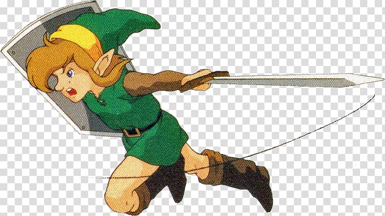 The Legend of Zelda: A Link to the Past Figurine, ATTACKING transparent background PNG clipart