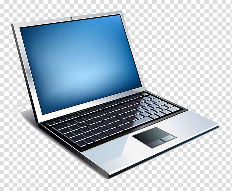 Laptop Computer case Computer keyboard Desktop computer, Hand-painted notebook transparent background PNG clipart