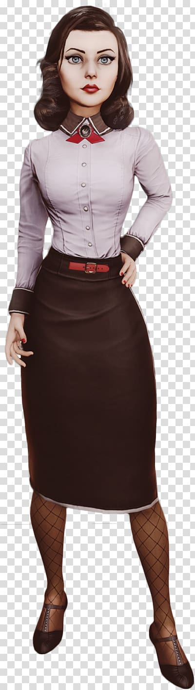 BioShock Infinite: Burial at Sea Elizabeth Rapture Video game, Model Figure transparent background PNG clipart