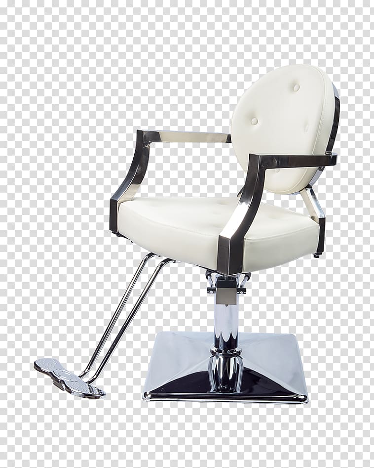 Office & Desk Chairs Barber chair Furniture Footstool, chair transparent background PNG clipart