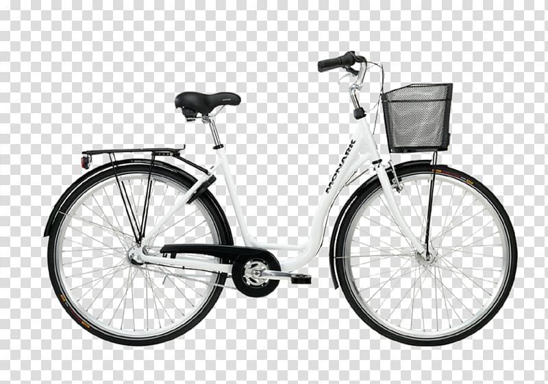 Bicycle Monark Karin Damcyklar (2018) Crescent White, Bicycle transparent background PNG clipart