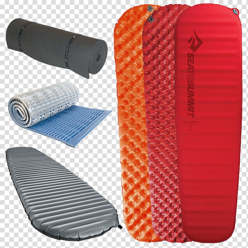 Sleeping Mats Ultralight backpacking Air Mattresses Therm-a-Rest, Mattress transparent background PNG clipart