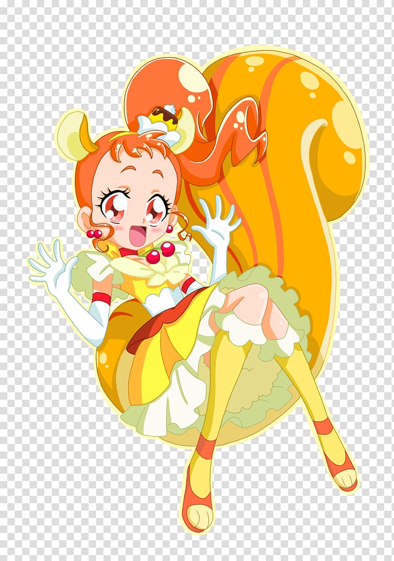 Custard Himari Arisugawa Pretty Cure Food Pudding, rabbit! transparent background PNG clipart