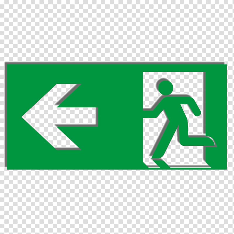 New York City Exit sign Emergency exit Sticker Fluchtweg, folie transparent background PNG clipart