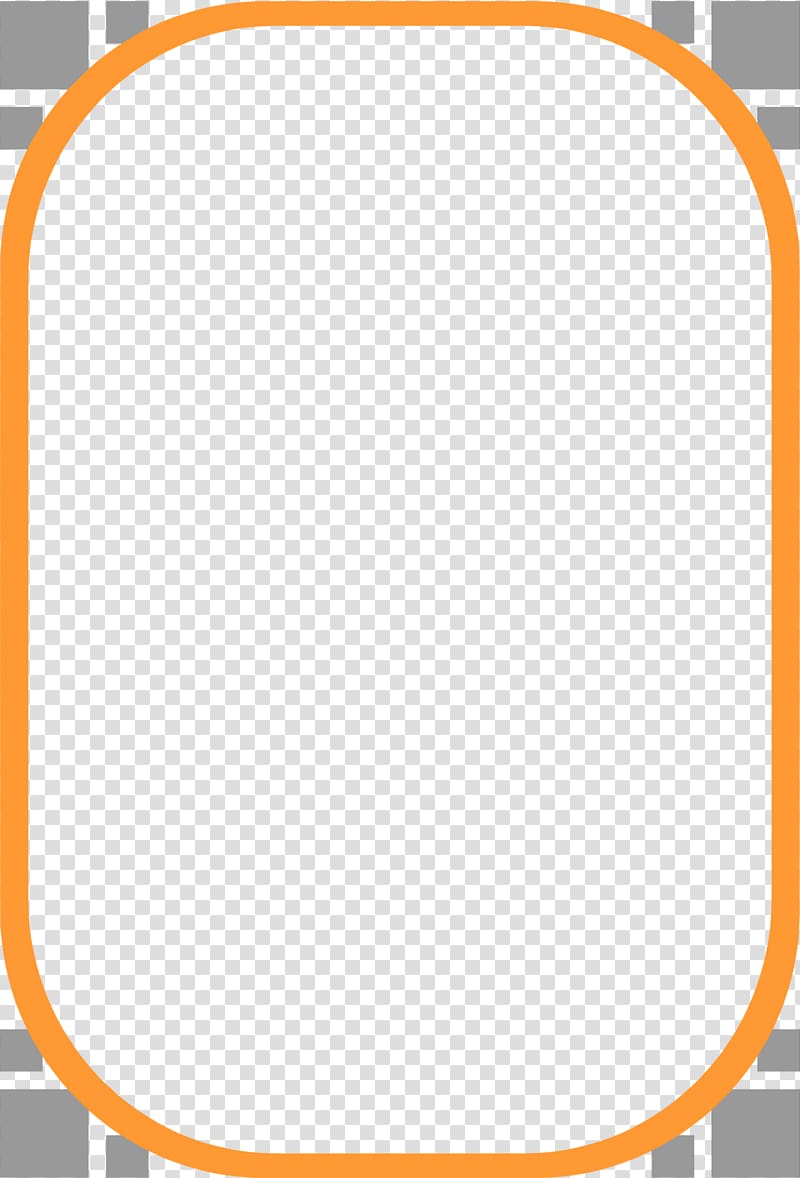 frame , Orange Border Frame transparent background PNG clipart