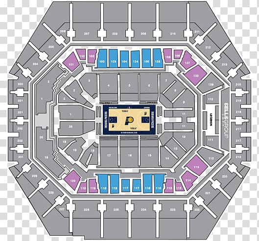 Bankers Life Fieldhouse Aircraft seat map Indiana Pacers, cabaret ...