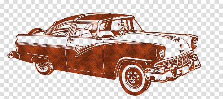 Classic car Auto show Vintage car Muscle car, car transparent background PNG clipart