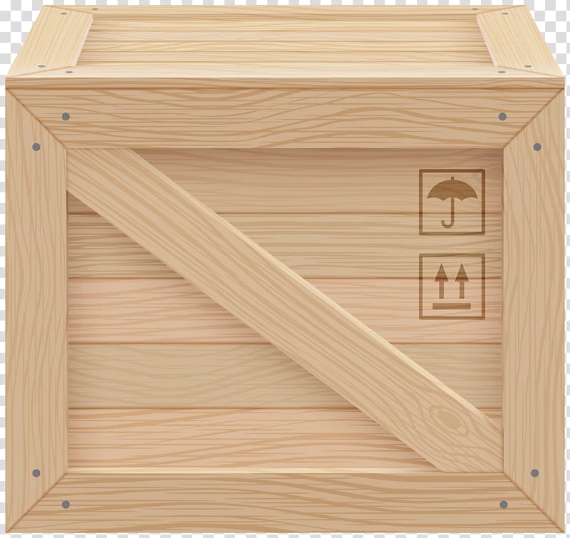 Plywood Wooden box Crate, box transparent background PNG clipart