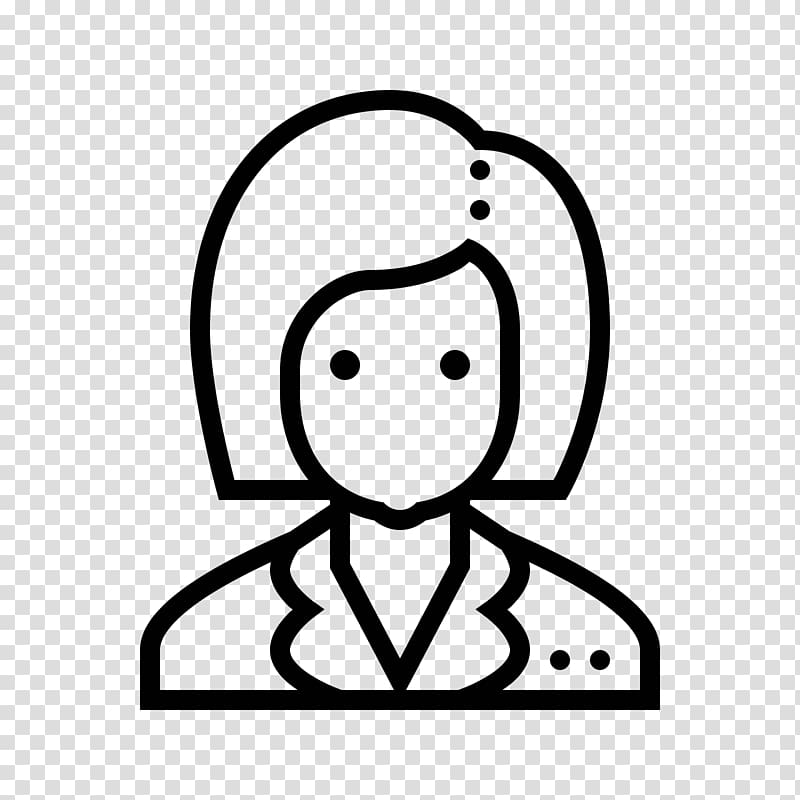 Computer Icons Woman, white collar transparent background PNG clipart