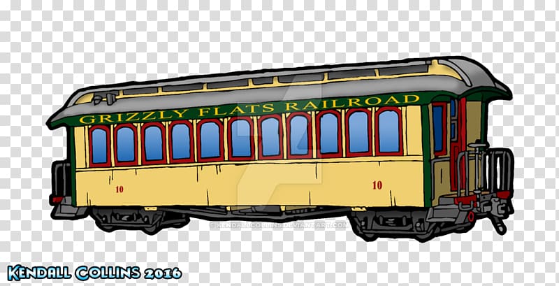 Railroad car Passenger car Trolley Rail transport, passenger train car transparent background PNG clipart