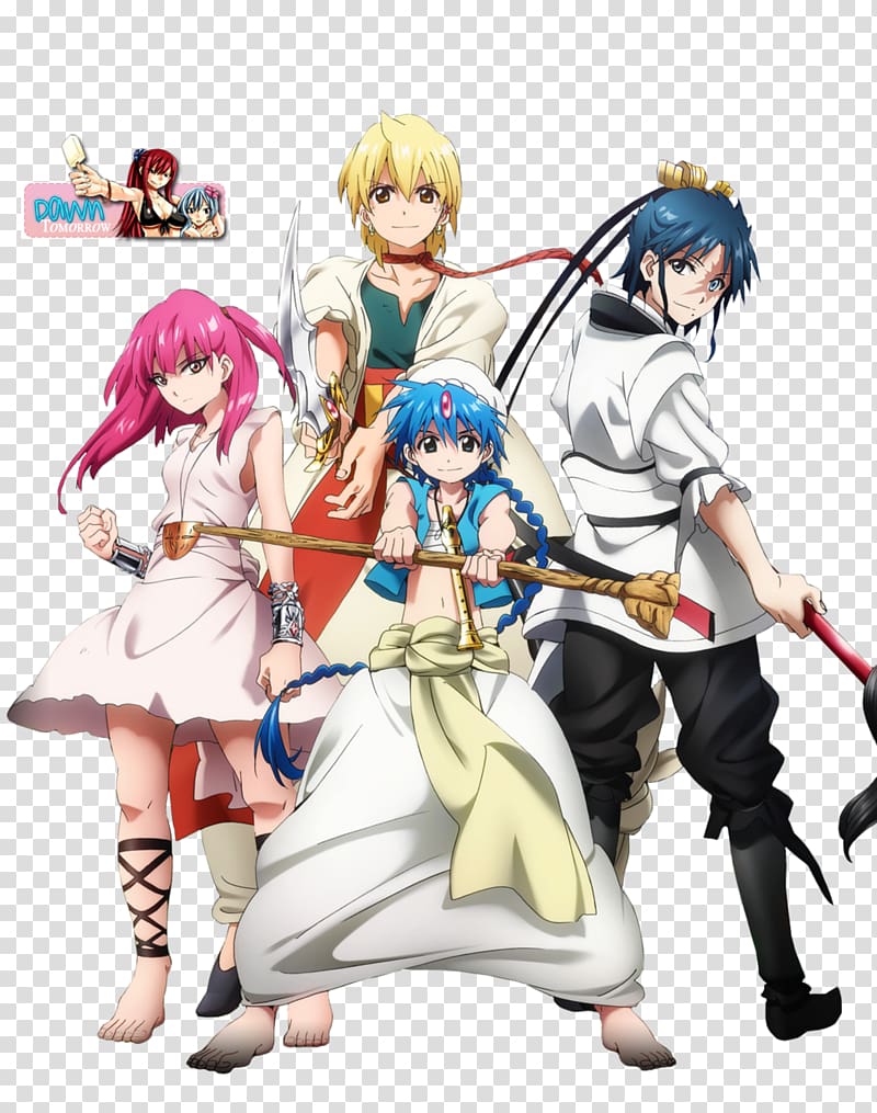 Magi: The Labyrinth of Magic Aladdin One Thousand and One Nights Anime Sinbad, magic kingdom transparent background PNG clipart