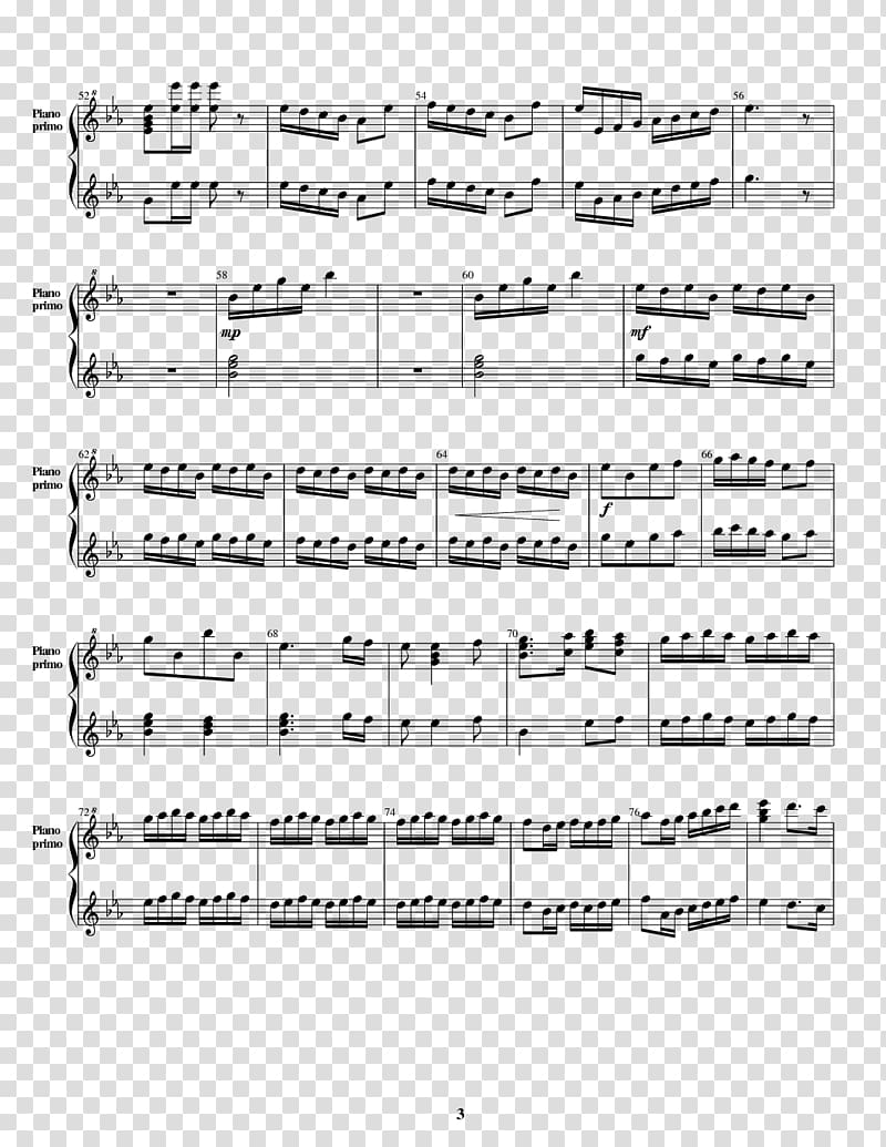 Piano Scherzo /m/02csf Concerto Music, sheet music transparent background PNG clipart