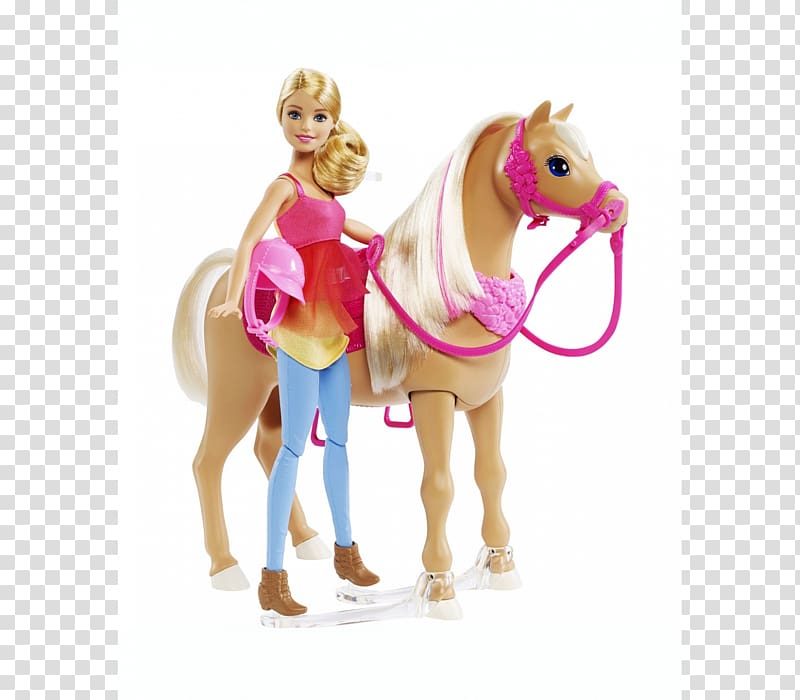 Horse Barbie Doll Toy Game, barbie transparent background PNG clipart