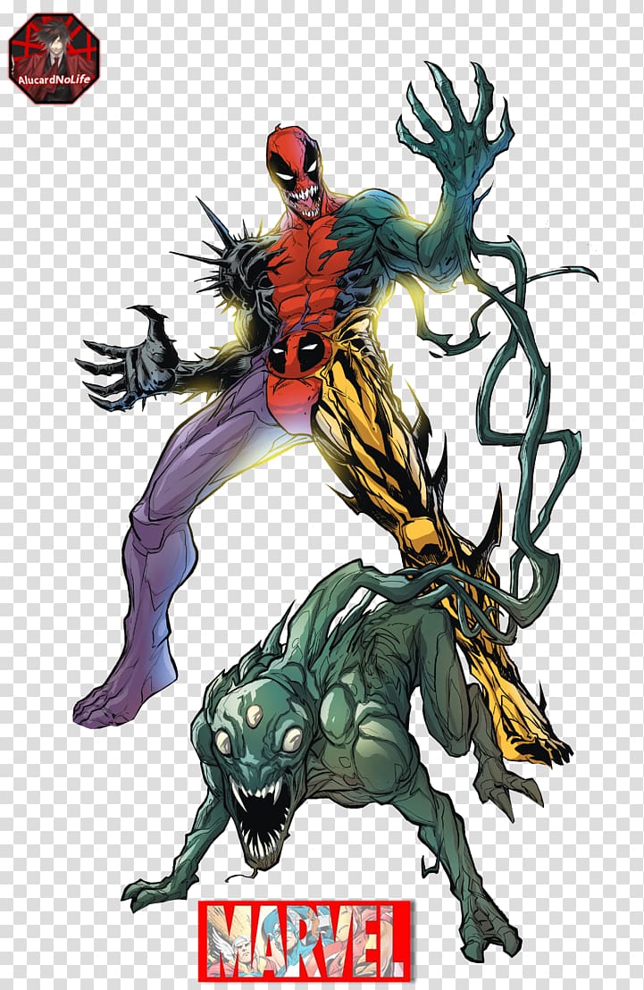 Deadpool Kills the Marvel Universe Venom Wolverine Carnage, carnage transparent background PNG clipart