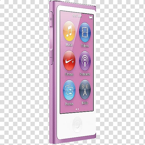 iPod touch Apple iPod Nano (7th Generation) Multi-touch, apple transparent background PNG clipart