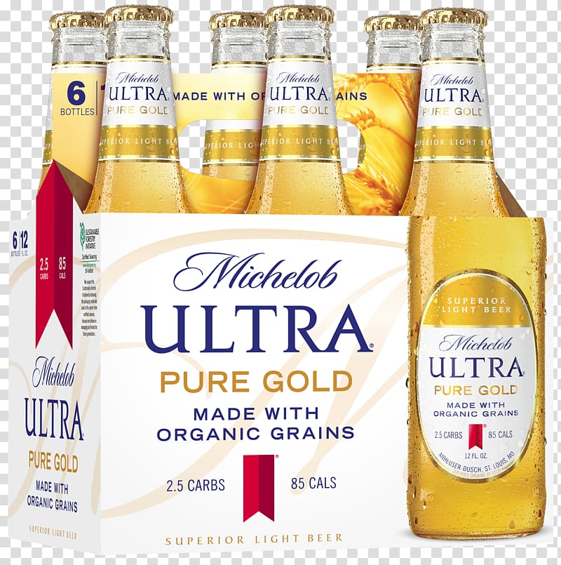 Anheuser-Busch InBev Beer Michelob Ultra Organic food, beer transparent background PNG clipart