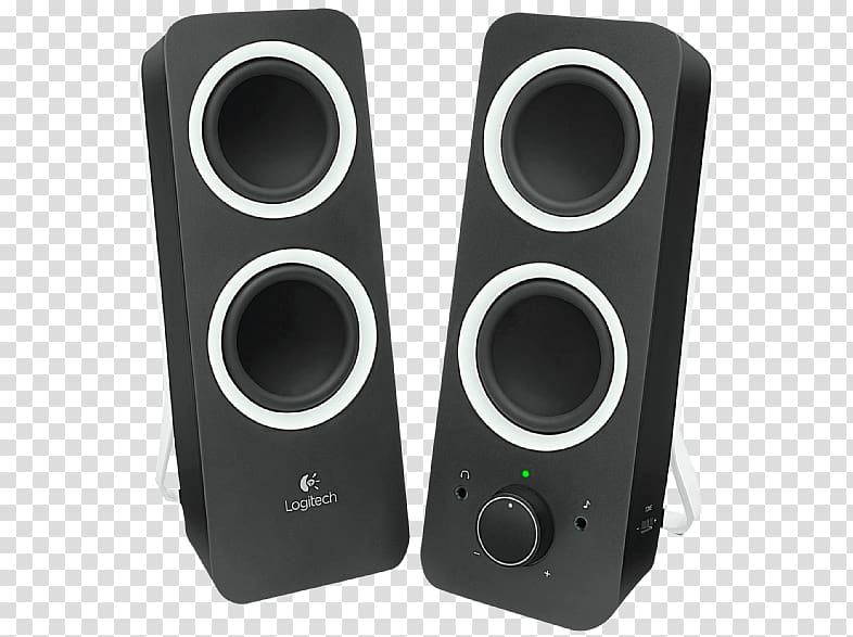 Logitech Z200 Computer speakers Loudspeaker Logitech Z213 Sound, Wireless Headset for PC transparent background PNG clipart