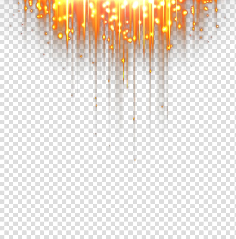 yellow flame illustration, Light beam Computer file, Orange light beam transparent background PNG clipart