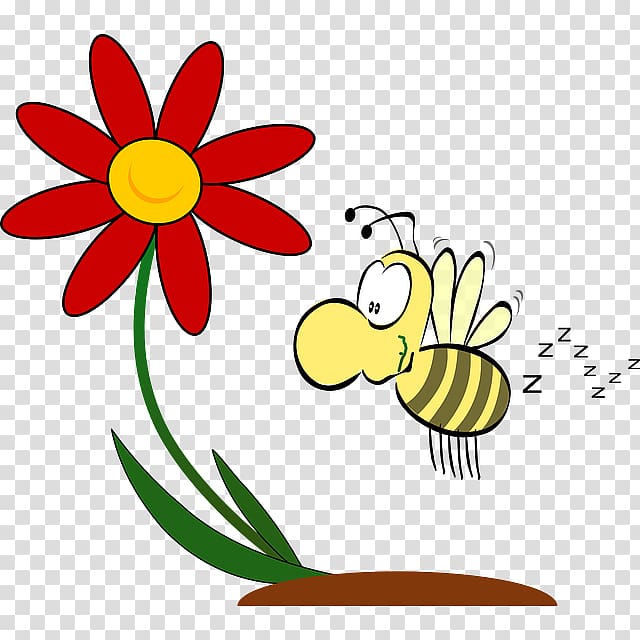 The Buzzing Bee Bumblebee , flor transparent background PNG clipart