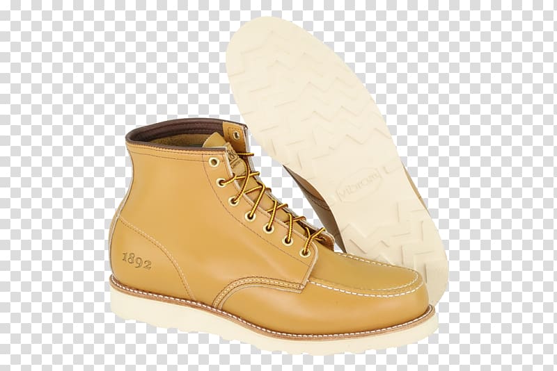 Boot Beige Shoe Walking, Goodyear Welt transparent background PNG clipart