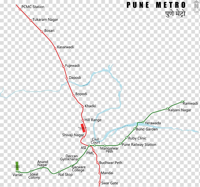 Hinjawadi Pune Metro Rapid transit Rail transport Swargate, route transparent background PNG clipart