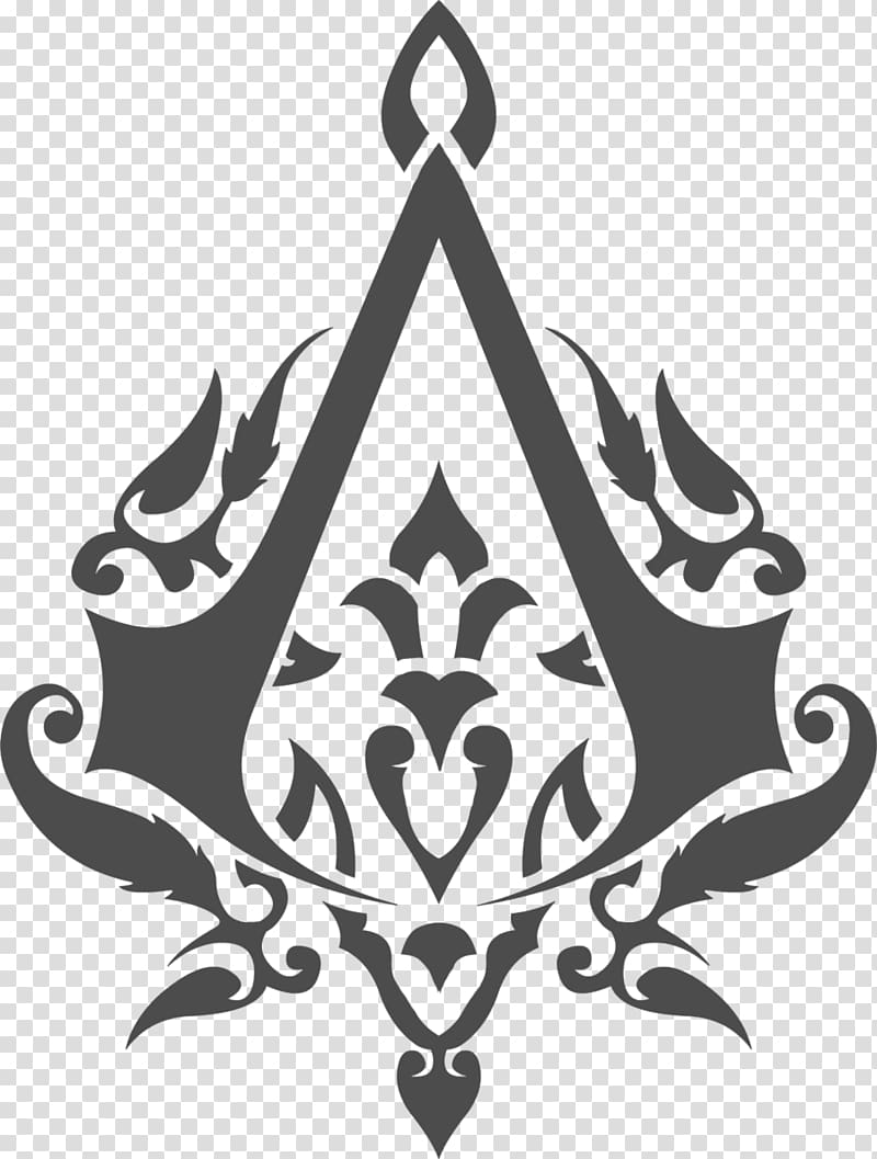 Assassin's creed 2 white background with silhouettes