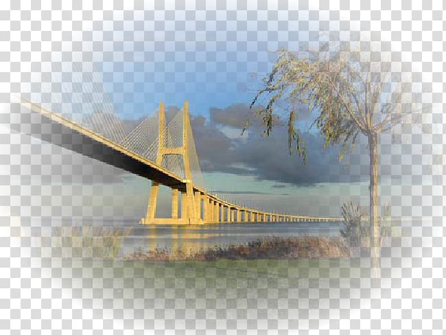 Vasco da Gama Bridge Bridge–tunnel Desktop Extradosed bridge, Norway Spruce transparent background PNG clipart