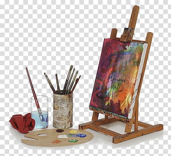 Art school Oil painting Artist, painting transparent background PNG clipart