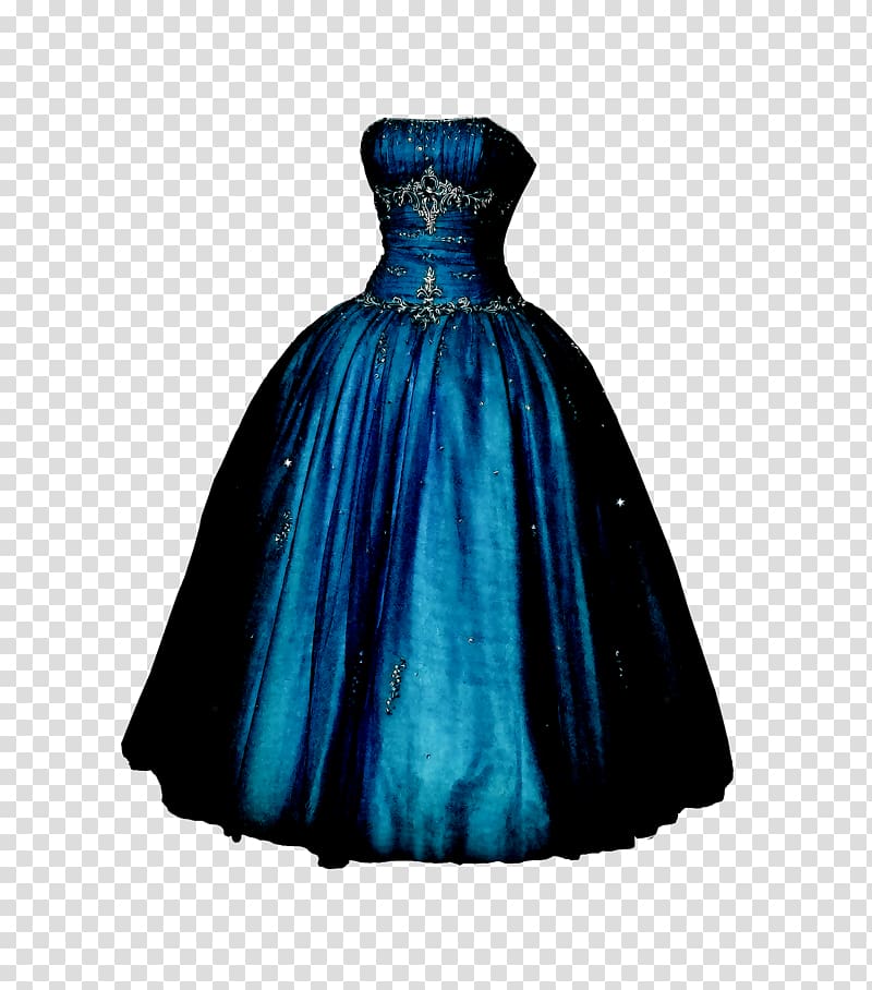 Dress Gown Blue , Dress transparent background PNG clipart
