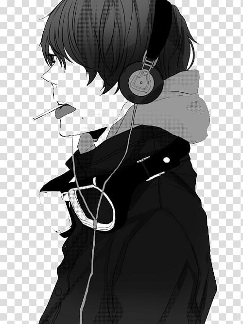 Brown-haired boy with headphones, Anime convention Manga Fan art Boy, Manga  boy, boy, fashion Illustration, anime Music Video png