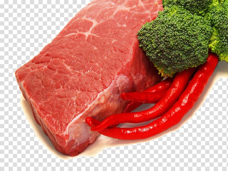 Chili con carne Flat iron steak Venison Roast beef Bresaola, Meat transparent background PNG clipart