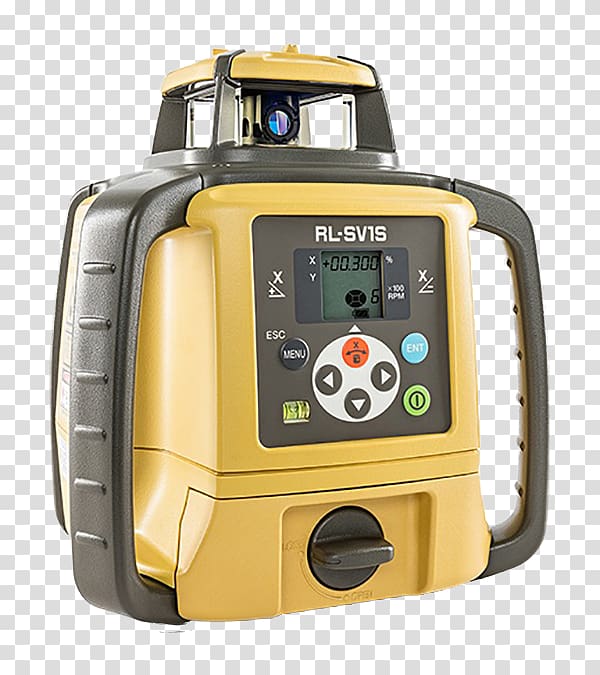 Laser Levels Topcon RL SV2S Dual Grade Laser Dry Battery with LS-80L Sensor Topcon RL-H4C Horizontal Rotary Self-Leveling Laser Level Topcon 1021200-07 RL-H5A Horizontal Self-Leveling Rotary Laser LS-80L Receiver Topcon RL-SV2S, topcon laser level transparent background PNG clipart