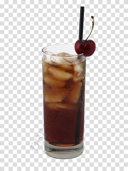Rum and Coke Cocktail garnish Sea Breeze Mai Tai Long Island Iced Tea, cocktail transparent background PNG clipart