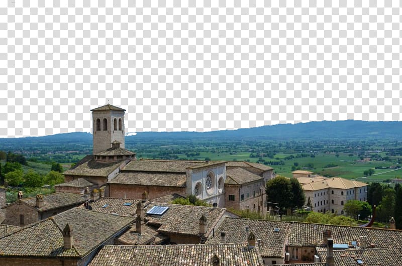 Assisi Monte Subasio Sicily Franciscan u4e2du56fdu5341u5927u98ceu666fu540du80dc, Assisi, Italy The Five transparent background PNG clipart