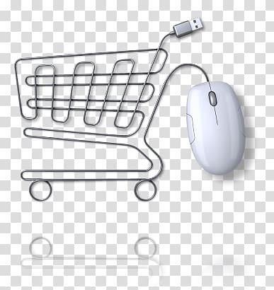 white computer mouse illustration, Shopping cart software E-commerce Online shopping, shopping cart transparent background PNG clipart