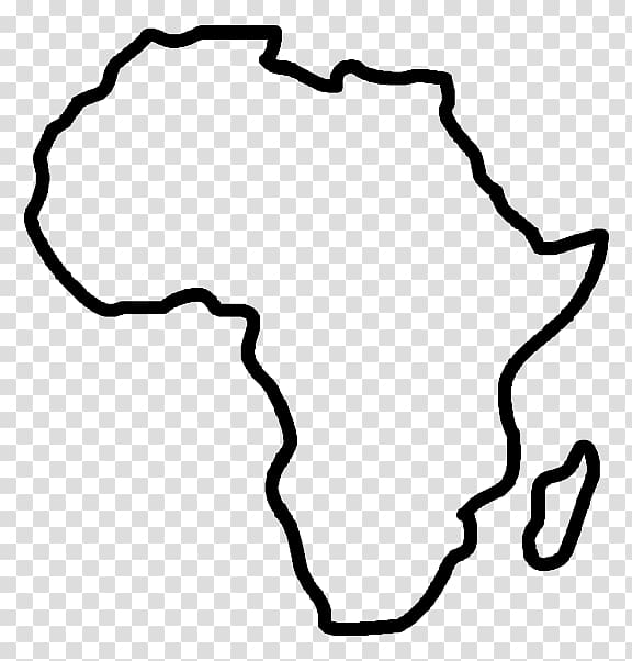 Africa Blank map , Africa transparent background PNG clipart